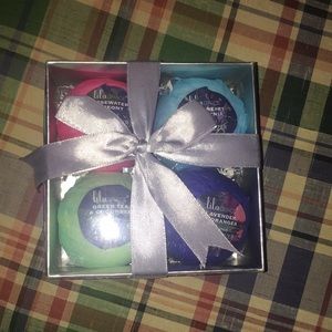 4 scented bath fizzers